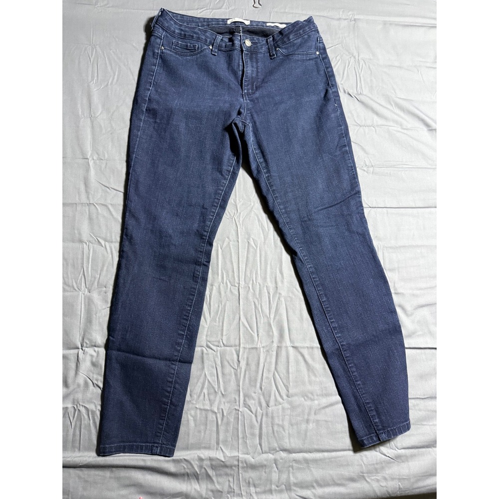 Jessica Simpson Super Skinny Jeans Womens 31 Blue Good Kiss Me Indigo Denim